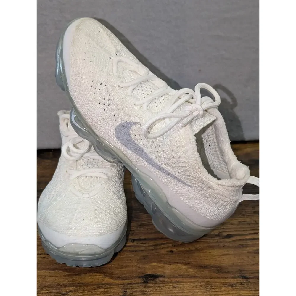 Nike Shoes Women's 6.5 Air Vapormax 2023 FK Flyknit White Platinum (DV6840 100)